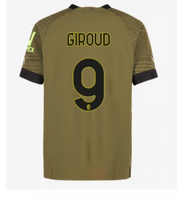 AC Milan Olivier Giroud #9 Tredjedrakt 2022-23 Kortermet